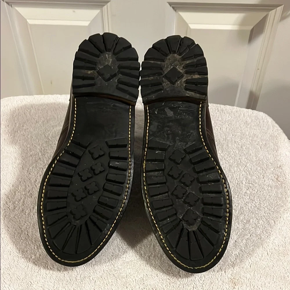 Truman Boot Co Reddish Brown Rugged Leather Boots - size 12.5 width EE - Picture 5 of 9